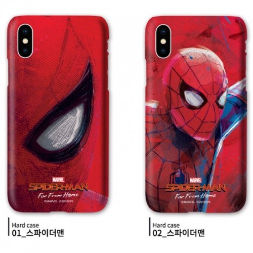 MARVEL 스파이더맨 파 프롬 홈 빈티지 하드 케이스 (갤럭시 아이폰 LG 90기종), , 코지, 