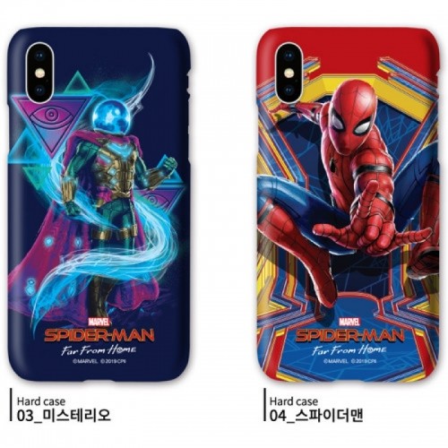 MARVEL 스파이더맨 파 프롬 홈 빈티지 하드 케이스 (갤럭시 아이폰 LG 90기종), , 코지, 