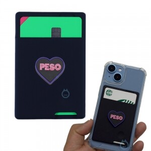 스몬맨 하트 PESO 실리콘 카드포켓 3장 수납